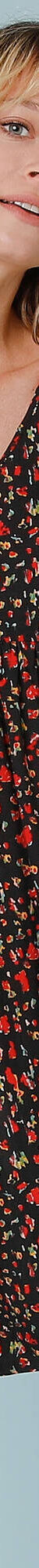 Robe spécial Petites manches 3/4 imprimée (noir / multicolore) Robe spécial Petites manches 3/4 imprimée (noir / multicolore)